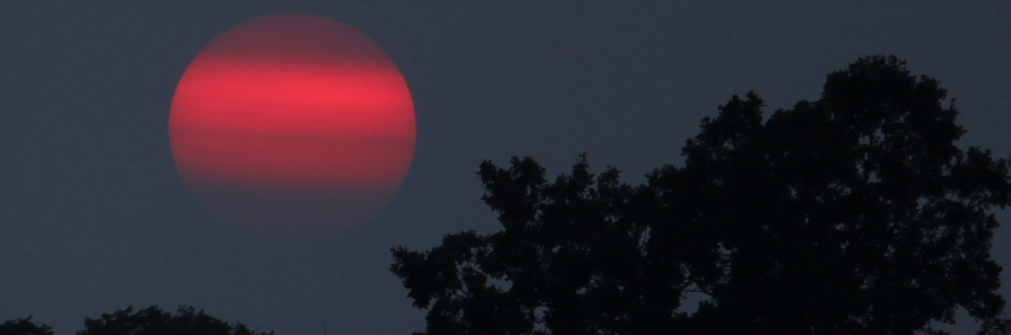 fire Haze sunset